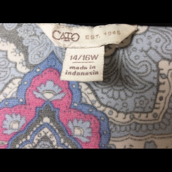 CATO Est. 1948 Multi-color Plus Size Top - Picture 8 of 8